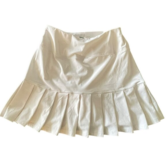 Lady Hagen Pleated Skort Size Small White Golf Tennis Athletic Moisture Wick NWT - Picture 3 of 7